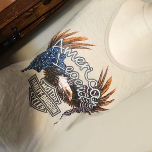 Harley davidson eagle tank top